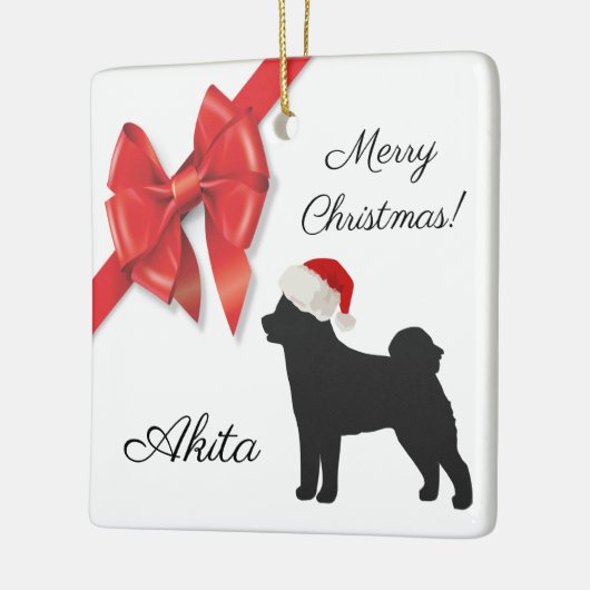 Akita Keramikornament (Links)