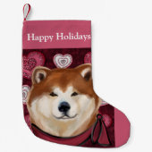 AKITA KLEINER WEIHNACHTSSTRUMPF (Vorderseite)