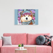 AKITA LEINWANDDRUCK (Insitu (Wohnzimmer))