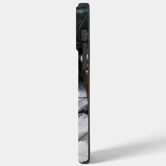 Akita Let It Schnee Weihnachten Case-Mate iPhone Hülle (Rückseite / Links)