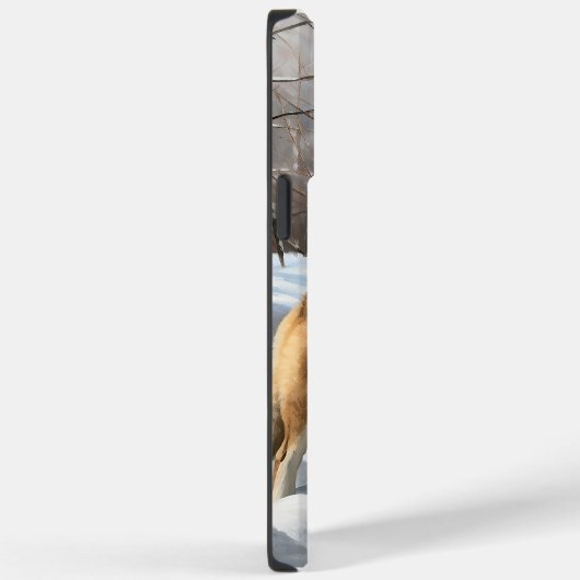 Akita Let It Schnee Weihnachten Case-Mate iPhone Hülle (Rückseite / Rechts)