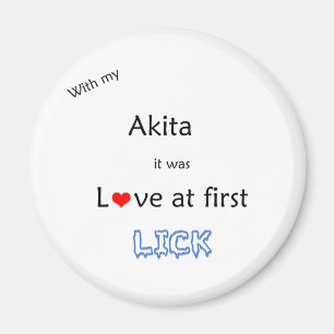 Akita Liebe bei First Lick - Magnet