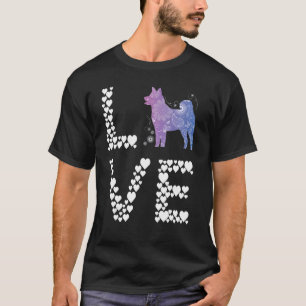 Akita Liebe Heart Shiba Inu Akita Dog Akita Inu Pu T-Shirt