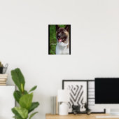 Akita liebt Plakate und Prints (Heimbüro)