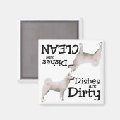 Akita Lovers Dishwasher Magnet (Vorderseite/Rückseite)