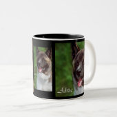Akita Lovers gibt Tasse (VorderseiteRechts)