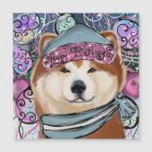 AKITA MAGNETKARTE (Vorderseite)