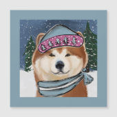 AKITA MAGNETKARTE (Vorderseite)