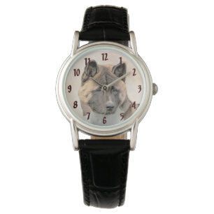 Akita-Malerei - Süße originelle Hundekunst Armbanduhr