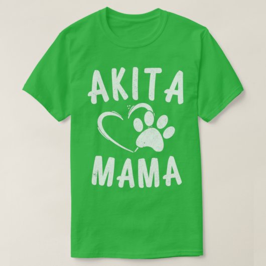 Akita Mama2 T-Shirt (Design vorne)