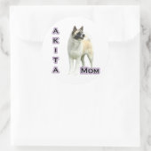Akita Mama 4 - Aufkleber (Tasche)