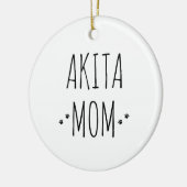 Akita Mama Keramik Ornament (Links)