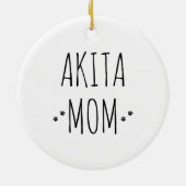 Akita Mama Keramik Ornament (Hinten)