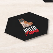 Akita Mama Untersetzer (angewinkelt)