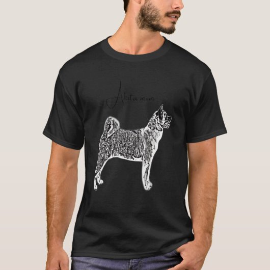 AKITA MOM DOG T-Shirt (Vorderseite)