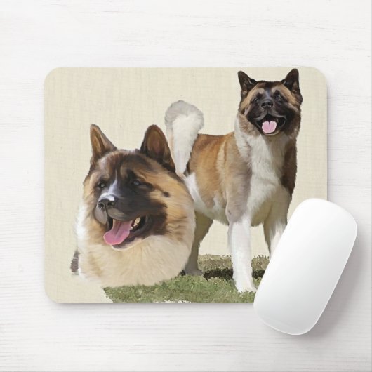 Akita Mousepad (Mit Mouse)