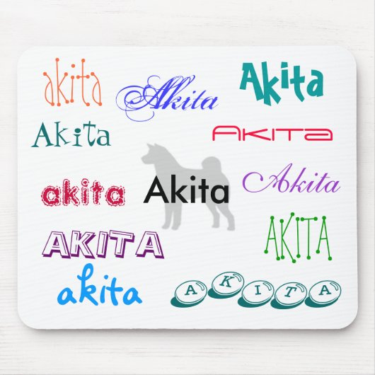 Akita Mousepad (Vorne)
