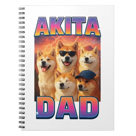 Akita Notizblock (Vorderseite)