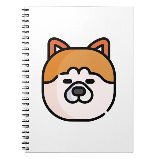 Akita Notizblock (Vorderseite)