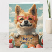 Akita Oaster Eggs Karte (Vorderseite)