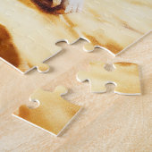 Akita on Beach, Sommergeschenk für Hundefreunde Ge Puzzle (Seite)