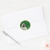 Akita Peace Runder Aufkleber (Umschlag)