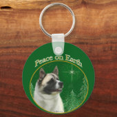 Akita Peace Schlüsselanhänger (Rückseite)