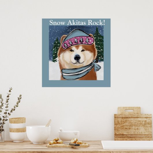 AKITA POSTER (Küche)