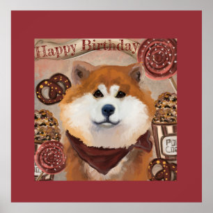 AKITA POSTER