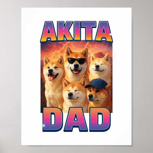 Akita Poster (Vorne)