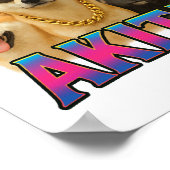 Akita poster (Ecke)