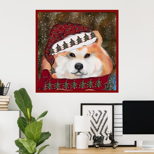 Akita Poster (Heimbüro)