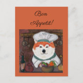 Akita Postkarte (Vorderseite)