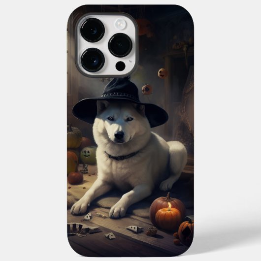 Akita Pumpkins Halloween Beängstigend Case-Mate iPhone Hülle (Rückseite)