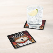 AKITA RECHTECKIGER PAPPUNTERSETZER (Vor Ort)