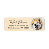 Akita Rücksendeadresse (Vorne)