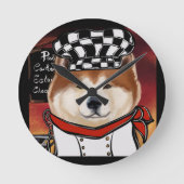 AKITA RUNDE WANDUHR (Vorderseite)