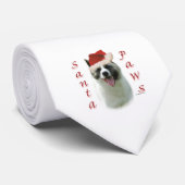 Akita Santa Paws Krawatte (Gerollt)