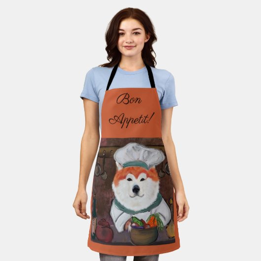 Akita Schürze (Getragen)