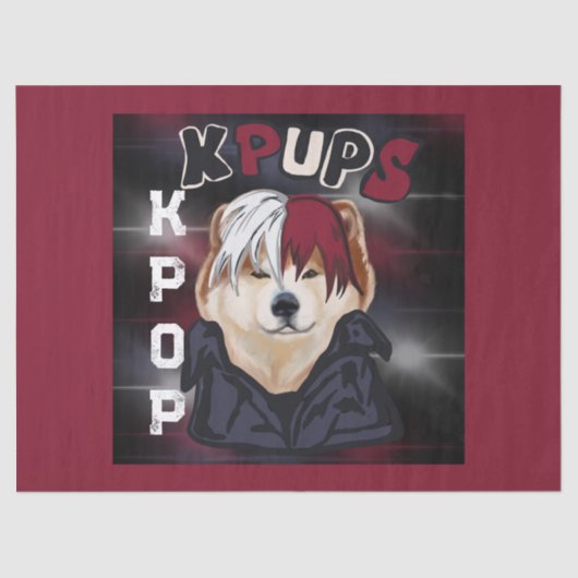 AKITA SEIDENPAPIER (Vorderseite)