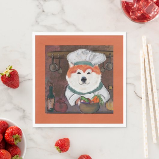 Akita Serviette (Beispiel)