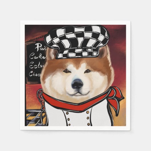 AKITA SERVIETTE (Vorderseite)