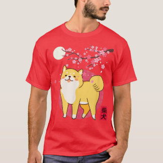 Akita Shiba von Cherry Blossom T-Shirt