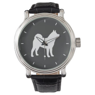 Akita Silhouette Armbanduhr