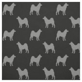 Akita-Silhouette-Muster Stoff (Muster)