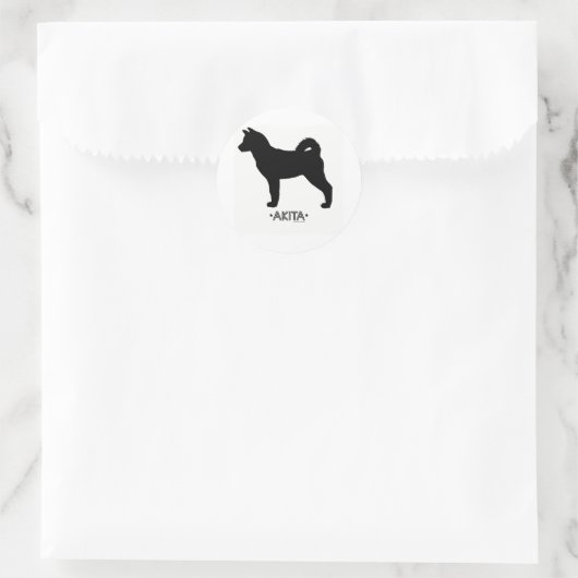 Akita Sticker (Tasche)