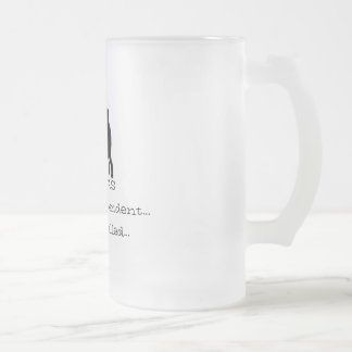 Akita-Tasse Mattglas Bierglas