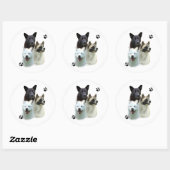 Akita Trio - Aufkleber (Blatt)