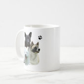 Akita Trio Kaffeetasse (Vorderseite Links)