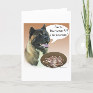Akita Türkei Feiertagskarte
